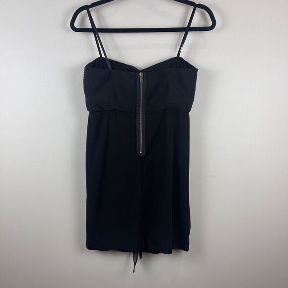 BCBGENeration Dress Women 6 Black Stretch Sweetheart Neckline Cocktail Party LBD - Picture 4 of 10